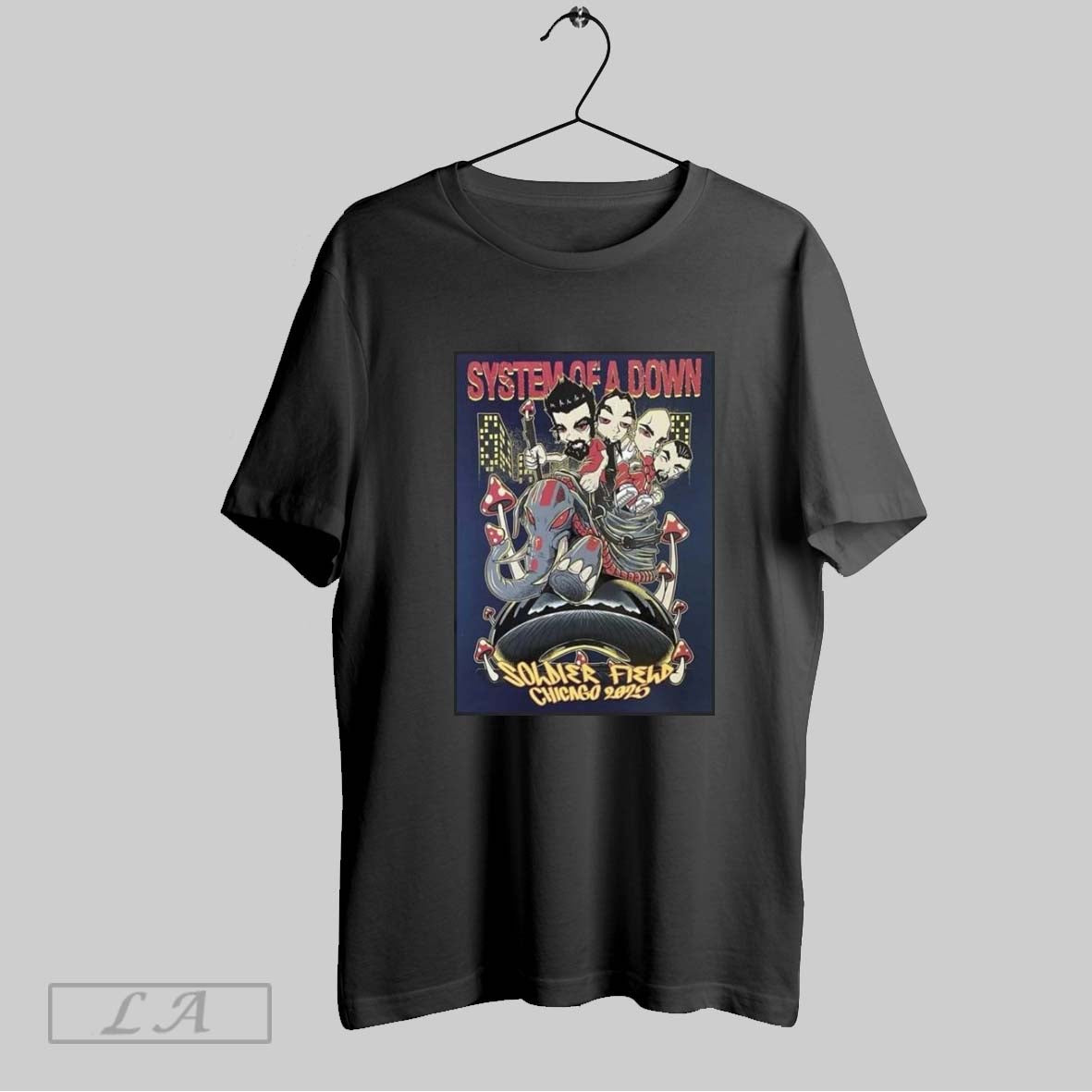 Original System Down Chicago Venue Poster Soldier Field August 31 And