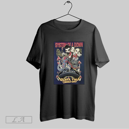 Original System Down Chicago Venue Poster Soldier Field August 31 And