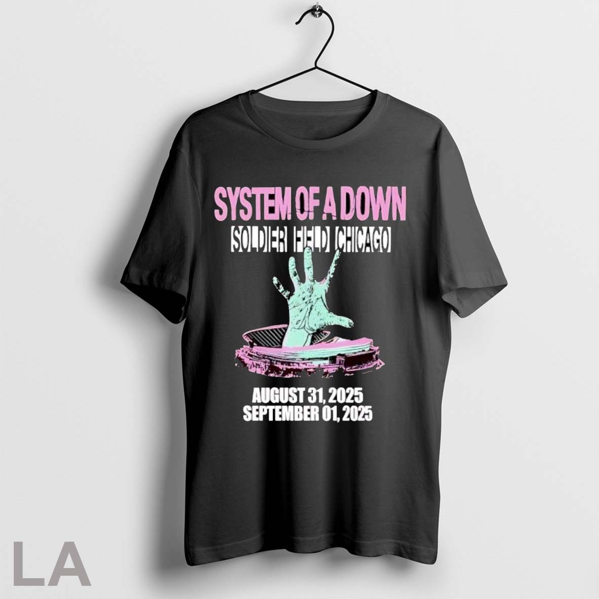 Original System Down Soldier Field Chicago 2025 Shirt Unique Merch