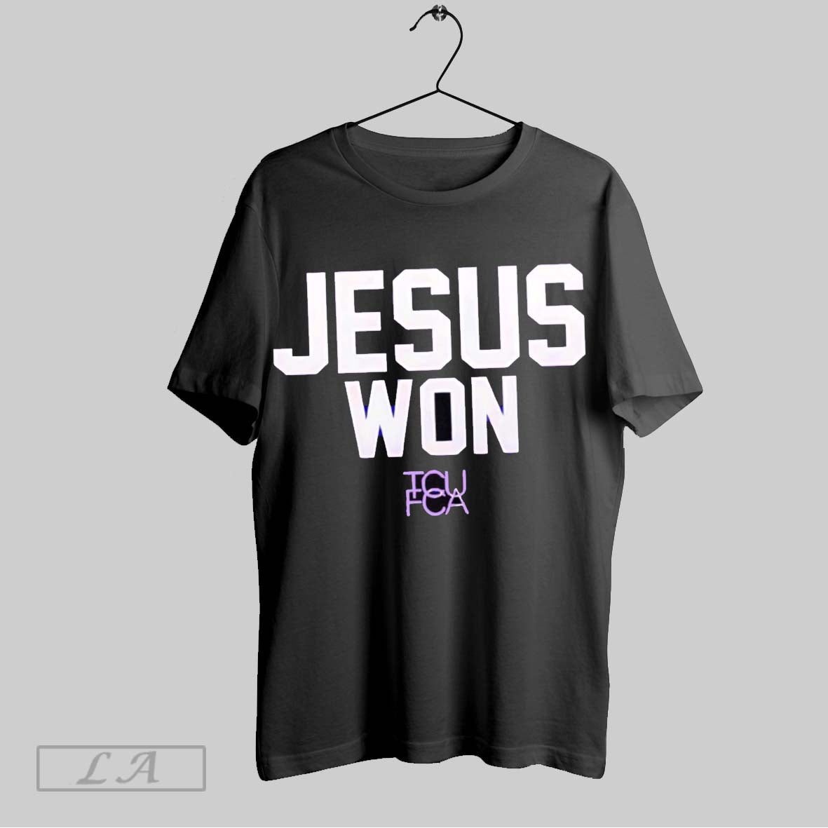 Original Tcu Horned Frogs Football Jesus Won 2025 Shirt Elegant