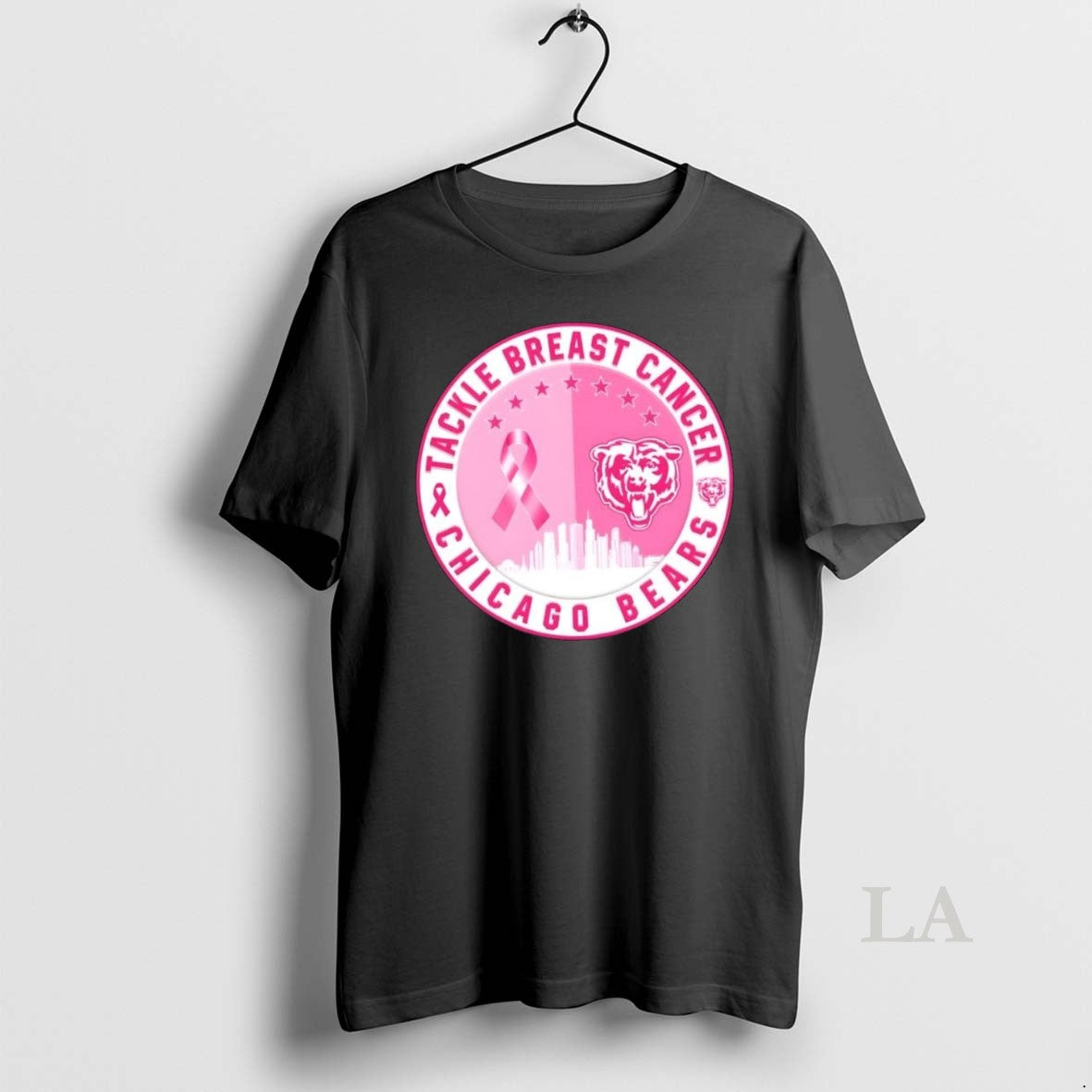 Original Tackle Breast Cancer Chicago Bears Football Skyline Tank Top