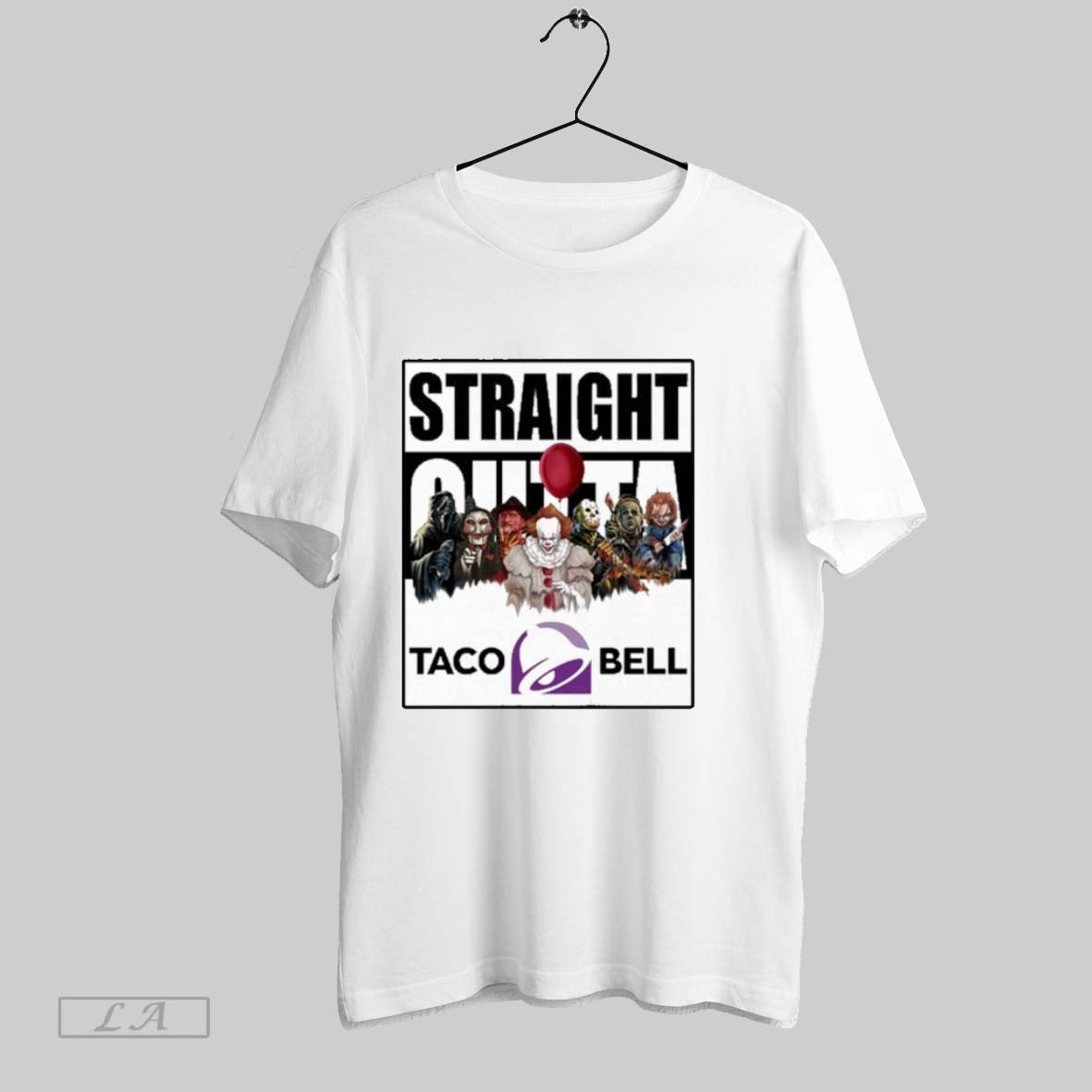 Original Taco Bell Logo Straight Outta Horror Film Halloween Hoodie