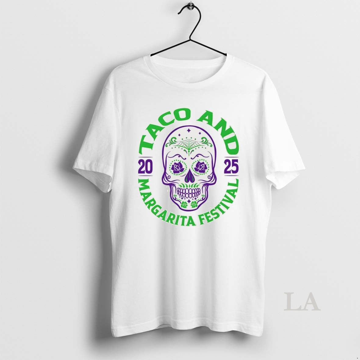 Original Taco And Margarita Festival 2025 Sugar Skull Hoodie Elegant
