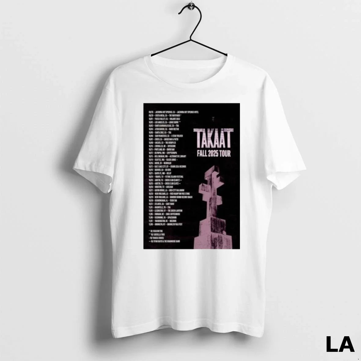 Original Takaat 2025 Fall Tour TShirt Trendy Collection