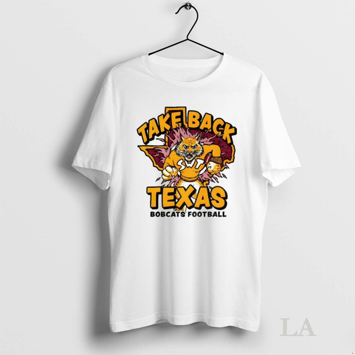 Original Take Back Texas Bobcats Football Mascot 2025 Hoodie Retro