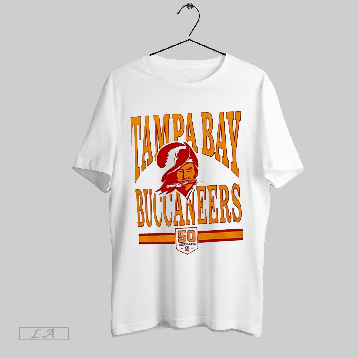 Original Tampa Bay Buccaneers 50Th Season Essential 2025 White Tank