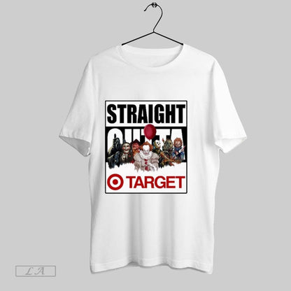 Original Target Logo Straight Outta Horror Film Halloween Hoodie