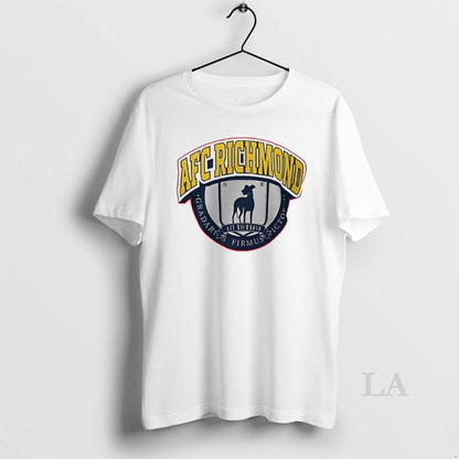 Original Ted Lasso Tv Series Afc Richmond Ringer Logo Tee Designer