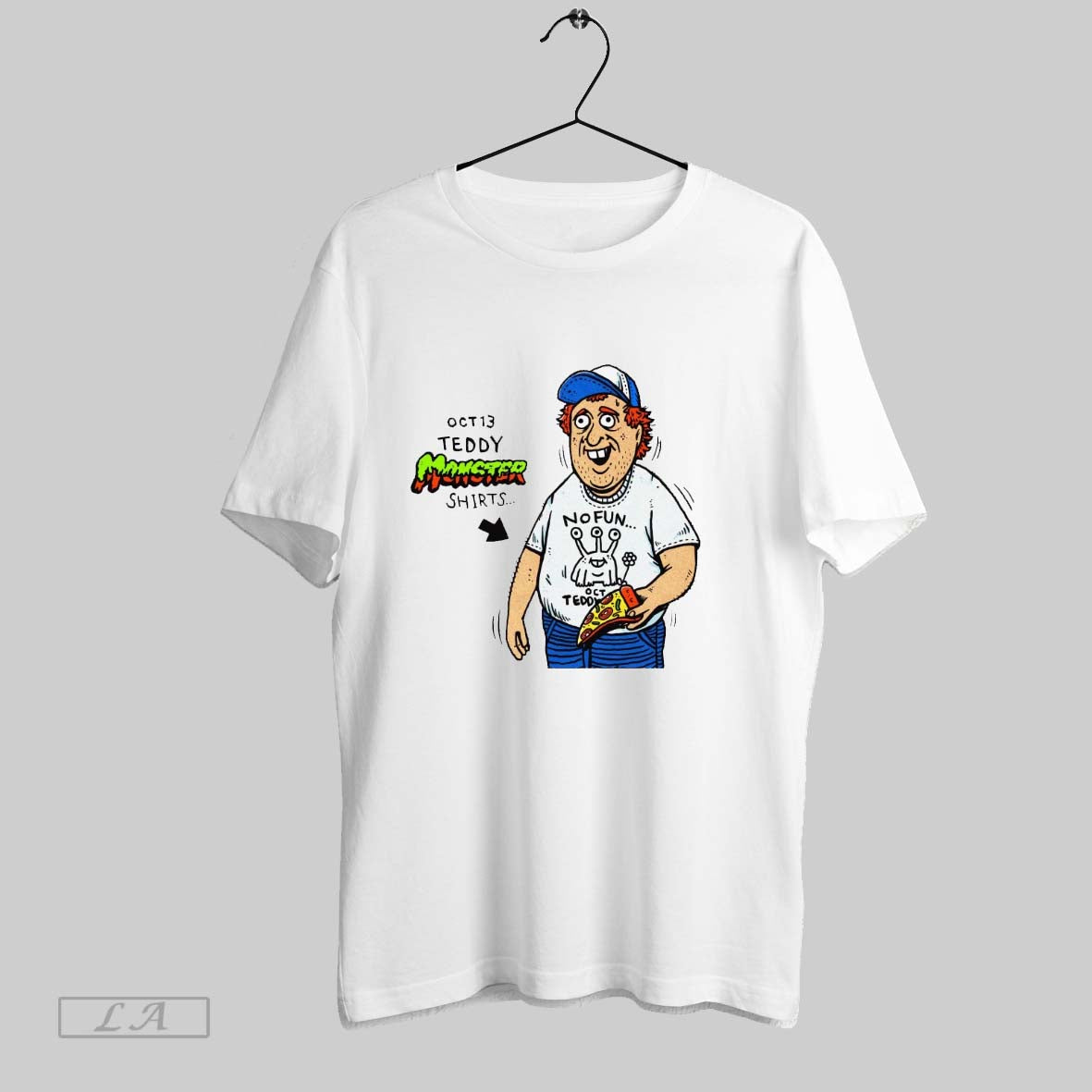 Original Teddy Monster October 13 2025 No Fun Painting TShirt Elegant