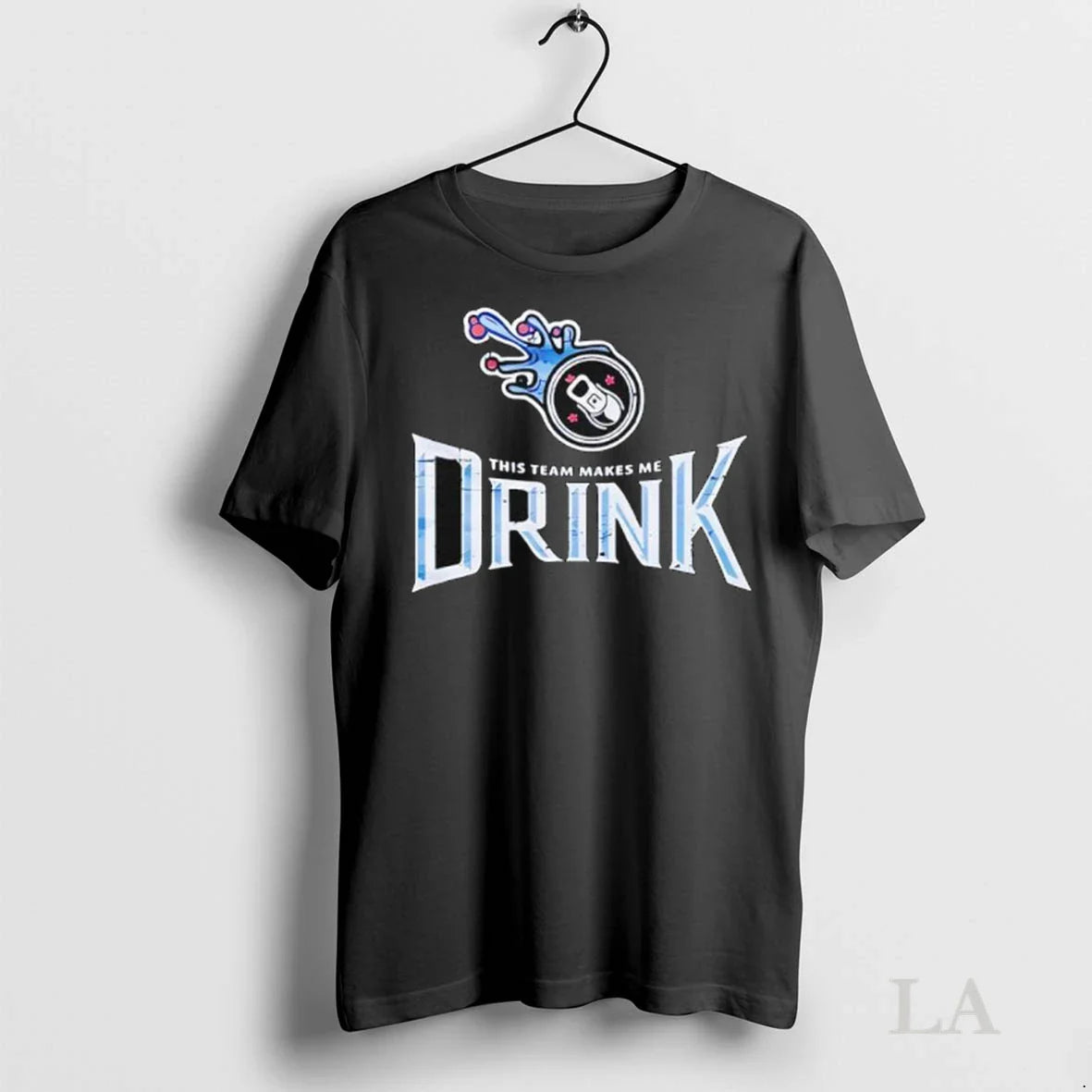Original Tennessee Titans Football Team This Team Makes Me Drink Logo