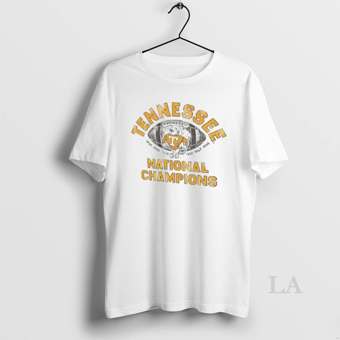 Original Tennessee Volunteers National Champions 6X TShirt Vintage