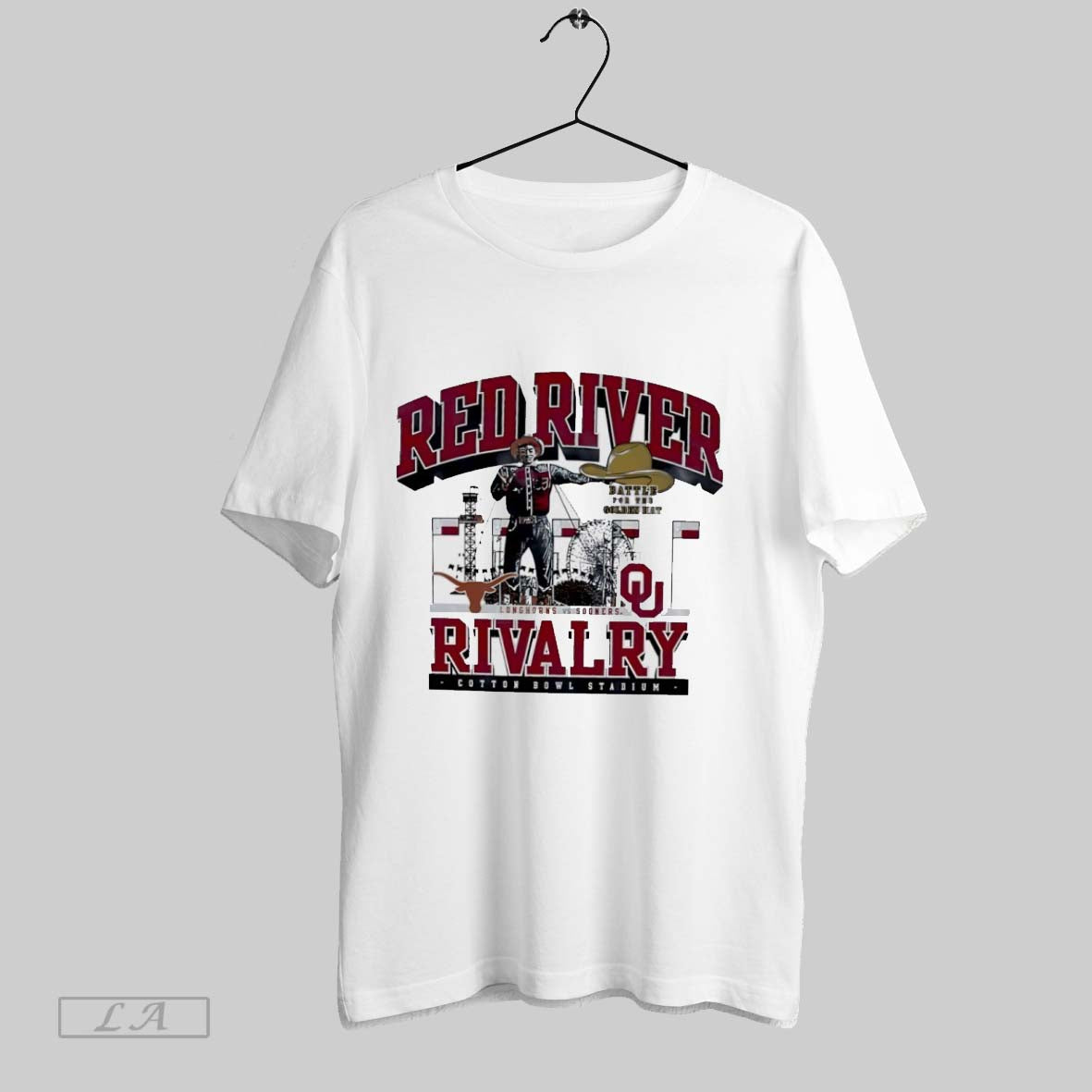 Original Texas Longhorns Vs Oklahoma Sooners Red River Rivalry Big