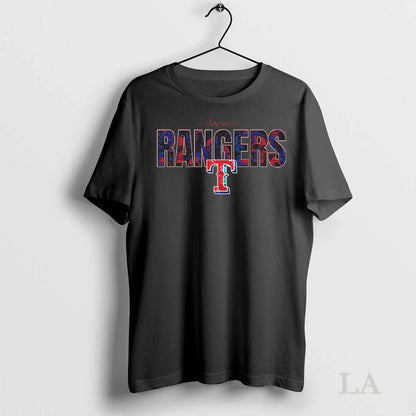 Original Texas Rangers Skulls Floral Baseball TShirt Trendy Art