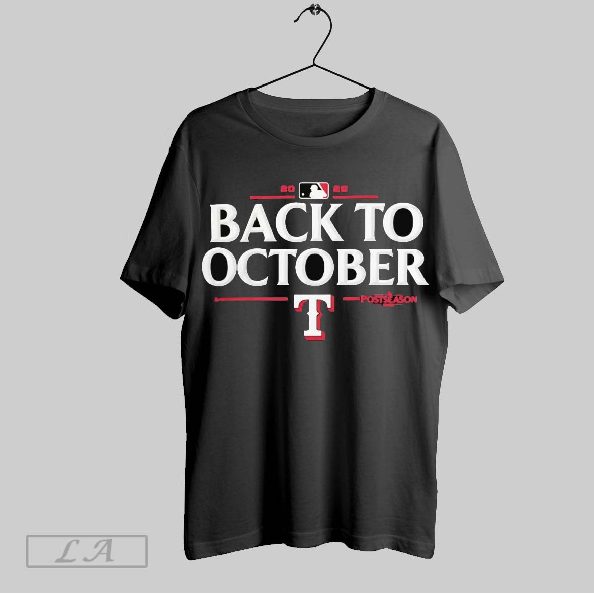 Original Texas Rangers Back To October 2025 Mlb Postseason Tee Modern