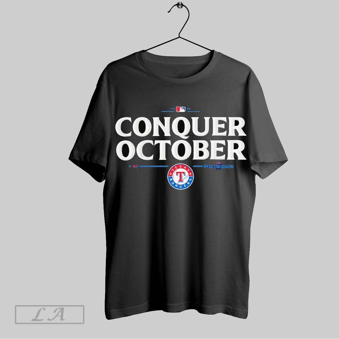 Original Texas Rangers Conquer October 2025 Mlb Postseason Tank Top
