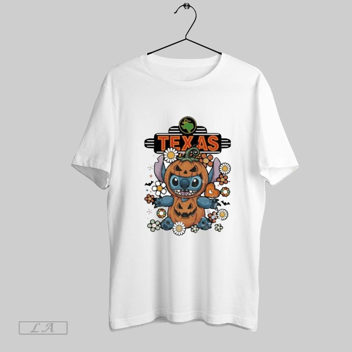 Original Texas Roadhouse Stitch Halloween Pumpkin Tee Elegant Design