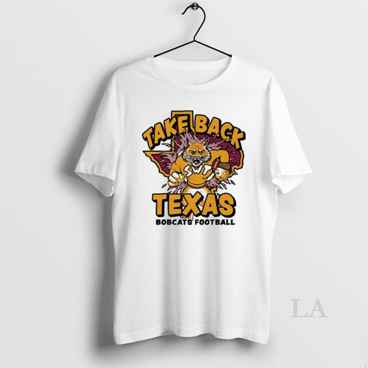 Original Texas State Bobcats Football Take Back Texas Tee Exclusive