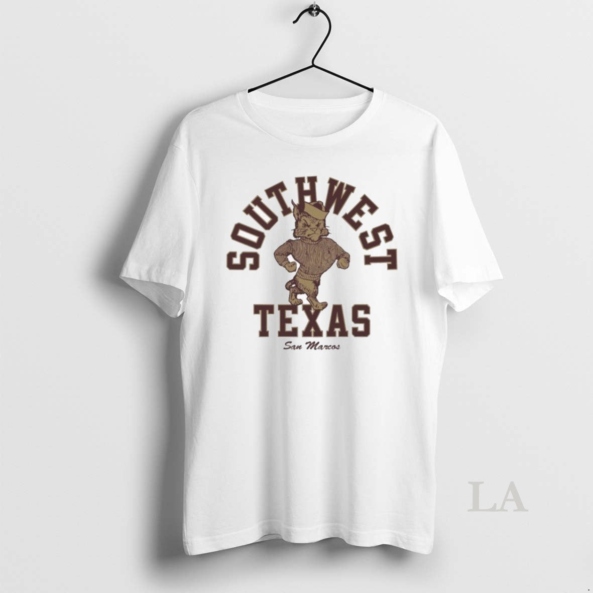 Original Texas State Southwest Texas San Marcos Bobcat Mascot TShirt