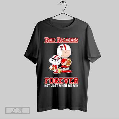 Original Texas Tech Red Raiders Charlie Brown Cartoon Forever Long