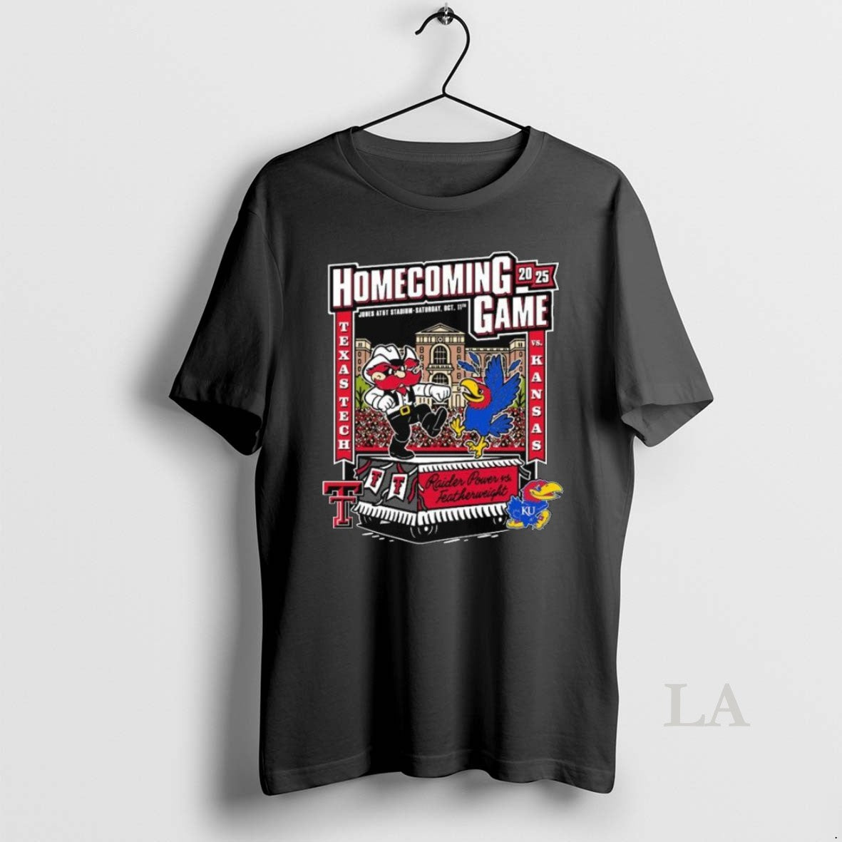 Original Texas Tech Red Raiders Vs Kansas Jayhawks Raider Power