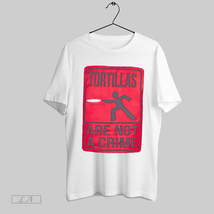 Original Texas Tech Red Raiders Tortillas Not Crime TShirt Retro Style