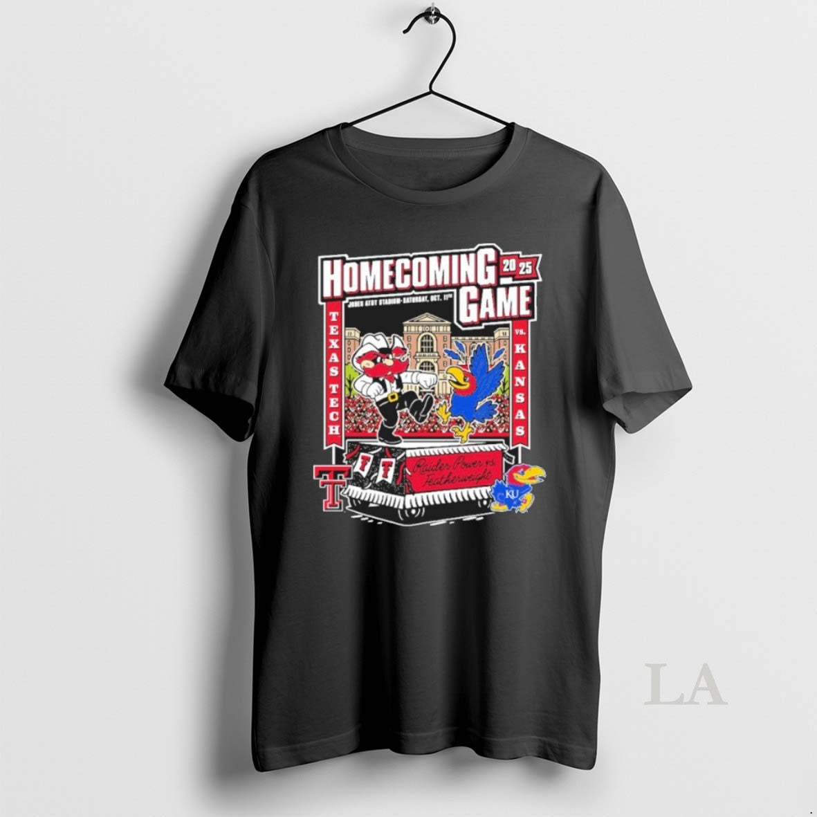 Original Texas Tech Vs Kansas 2025 Homecoming Gameday TShirt Trendy