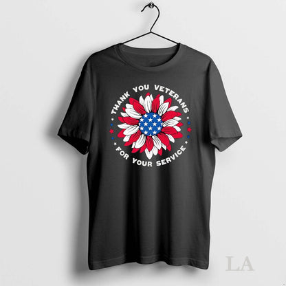 Original Thank You Veteran Your Service Long Sleeve Vintage Design