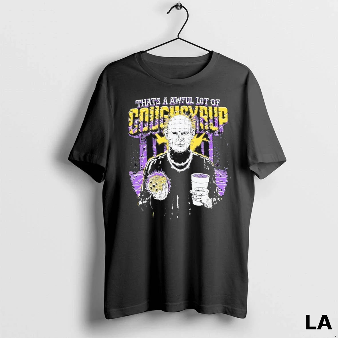 Original Thats Awful Lot Cough Syrup Hellraiser Tee Vintage Apparel