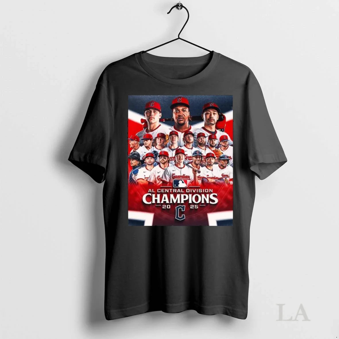 Original 2025 Al Central Division Champions Cleveland Guardians Long