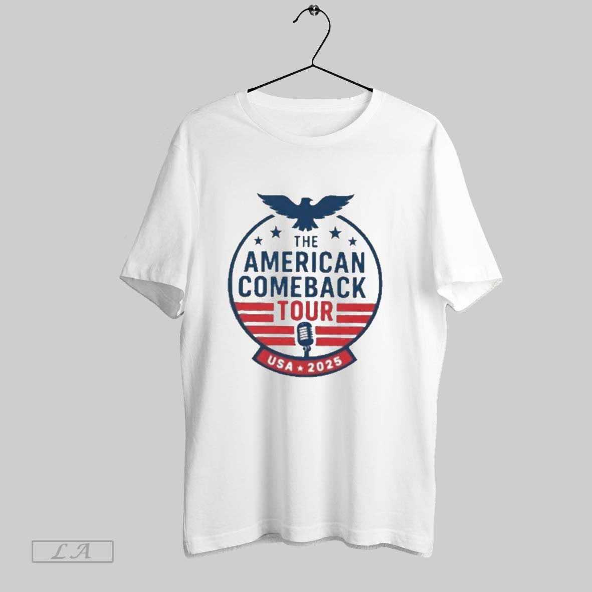 Original American Comeback Tour Usa 2025 Charlie Kirk Tee Exclusive