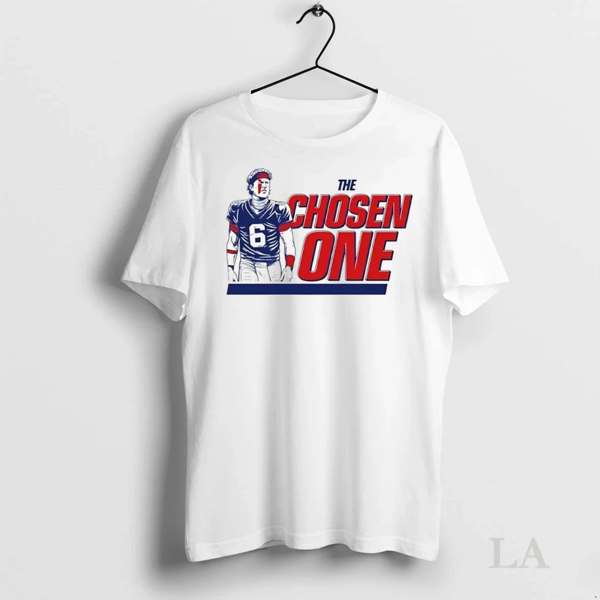 Original Chosen One Jaxson Dart New York Giants Bloody Tank Top