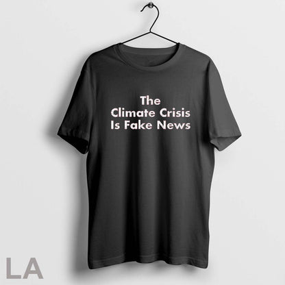 Original Climate Crisis Is Fake News Hoodie Classic Outfit