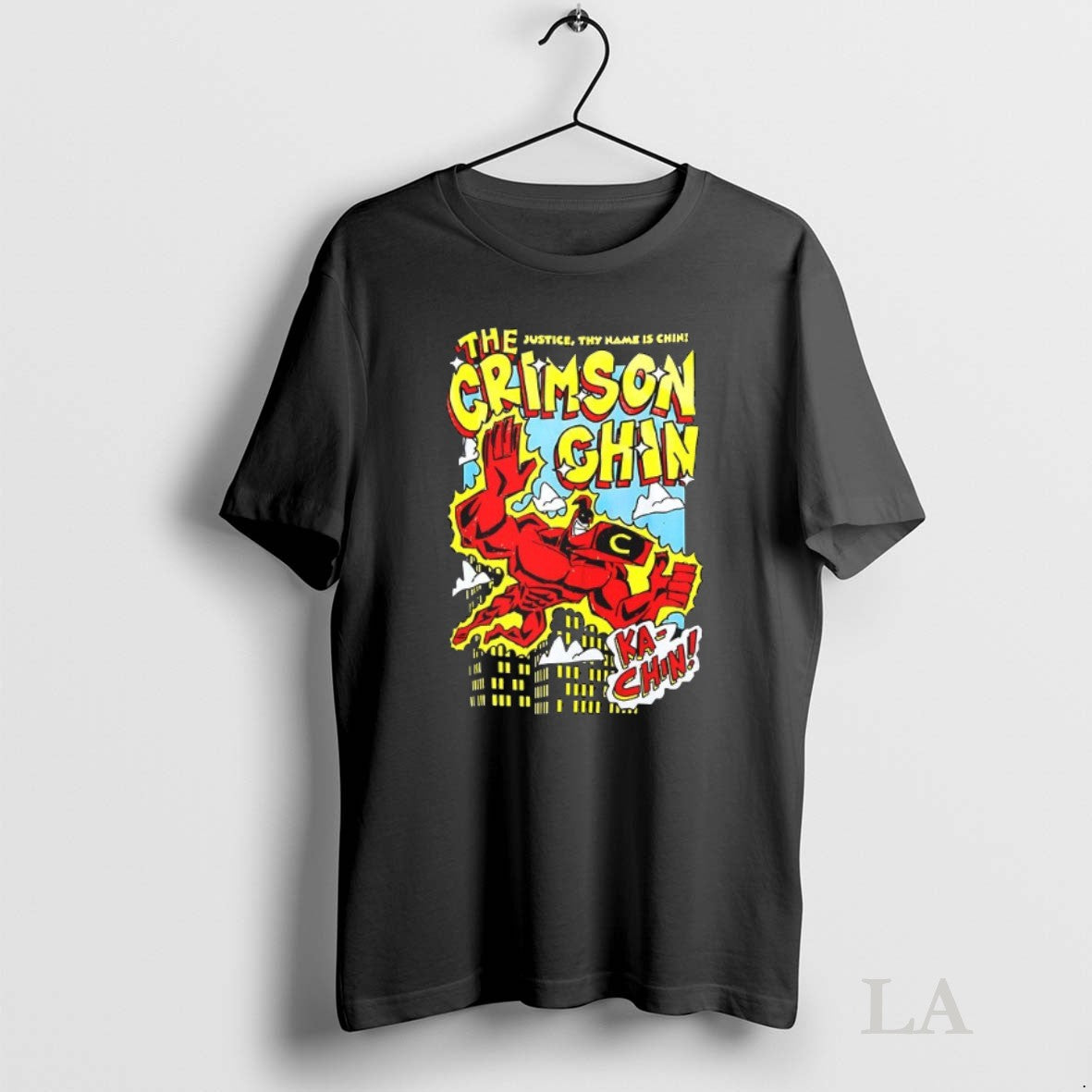 Original Crimson Chin Justice Thy Name Is Chin Long Sleeve Classic