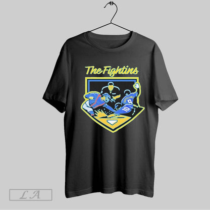 Original Fightins Castellanos Phillies Double Slide Tee Authentic