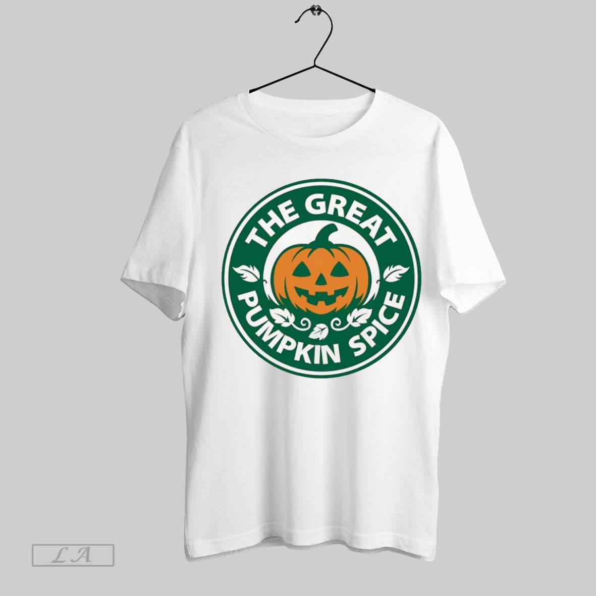 Original Great Pumpkin Spice Halloween Logo Hoodie Designer Art