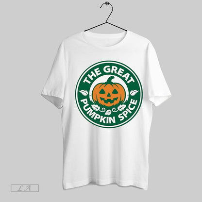 Original Great Pumpkin Spice Halloween Logo Hoodie Designer Art