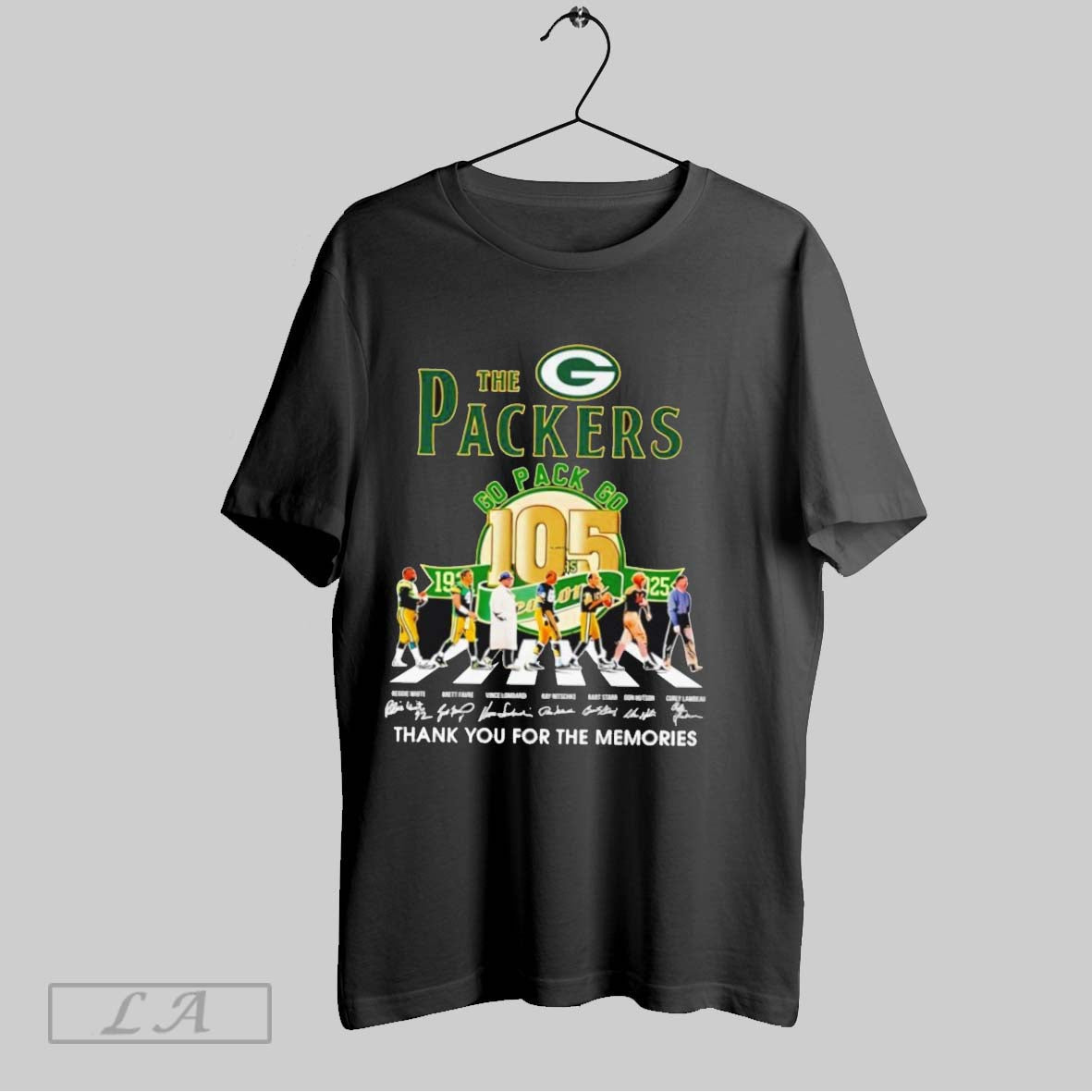 Original Green Bay Packers Go Pack Go 1921 2025 105 Seasons Thank You