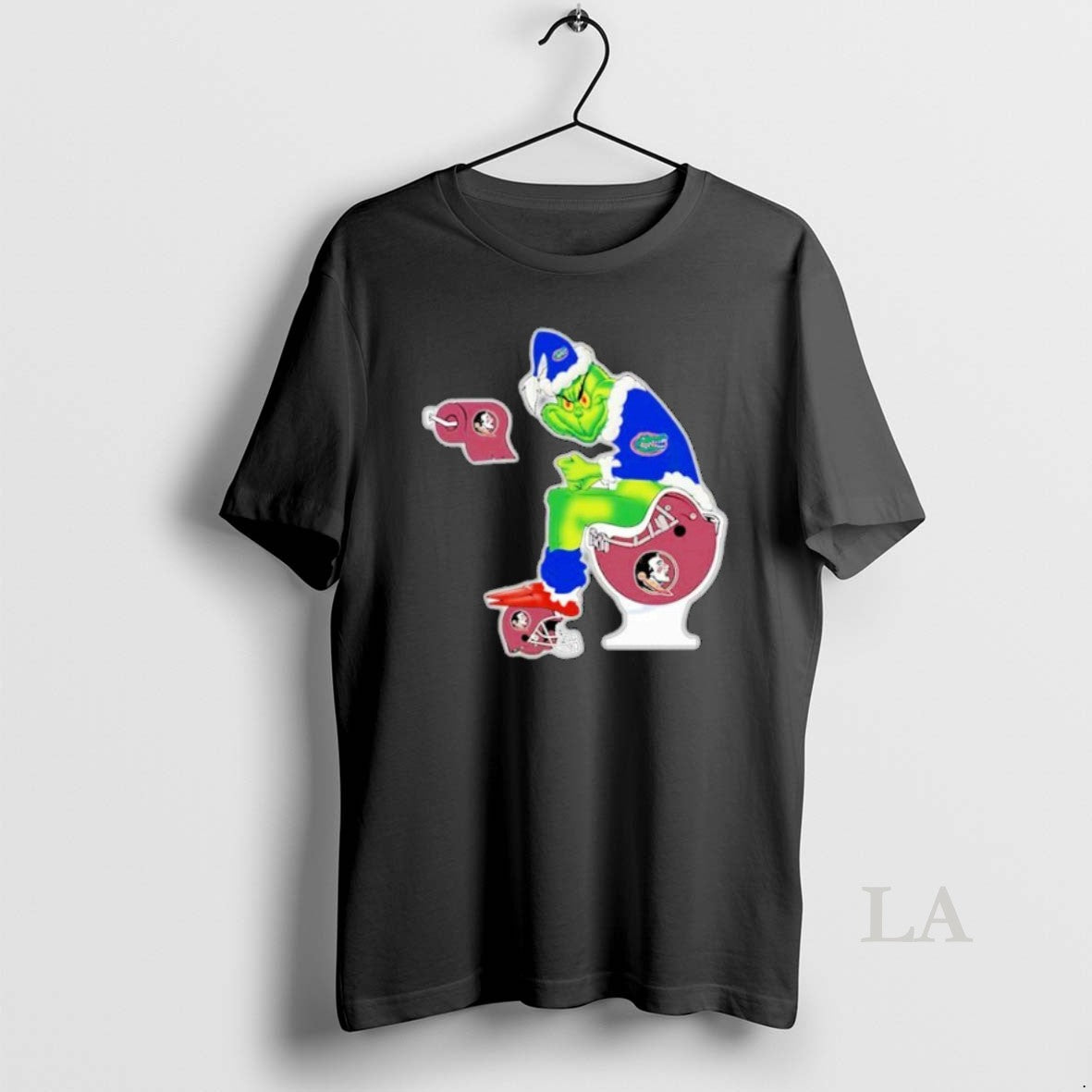 Original Grinch Florida Gators Sitting Toilet Florida State Seminoles