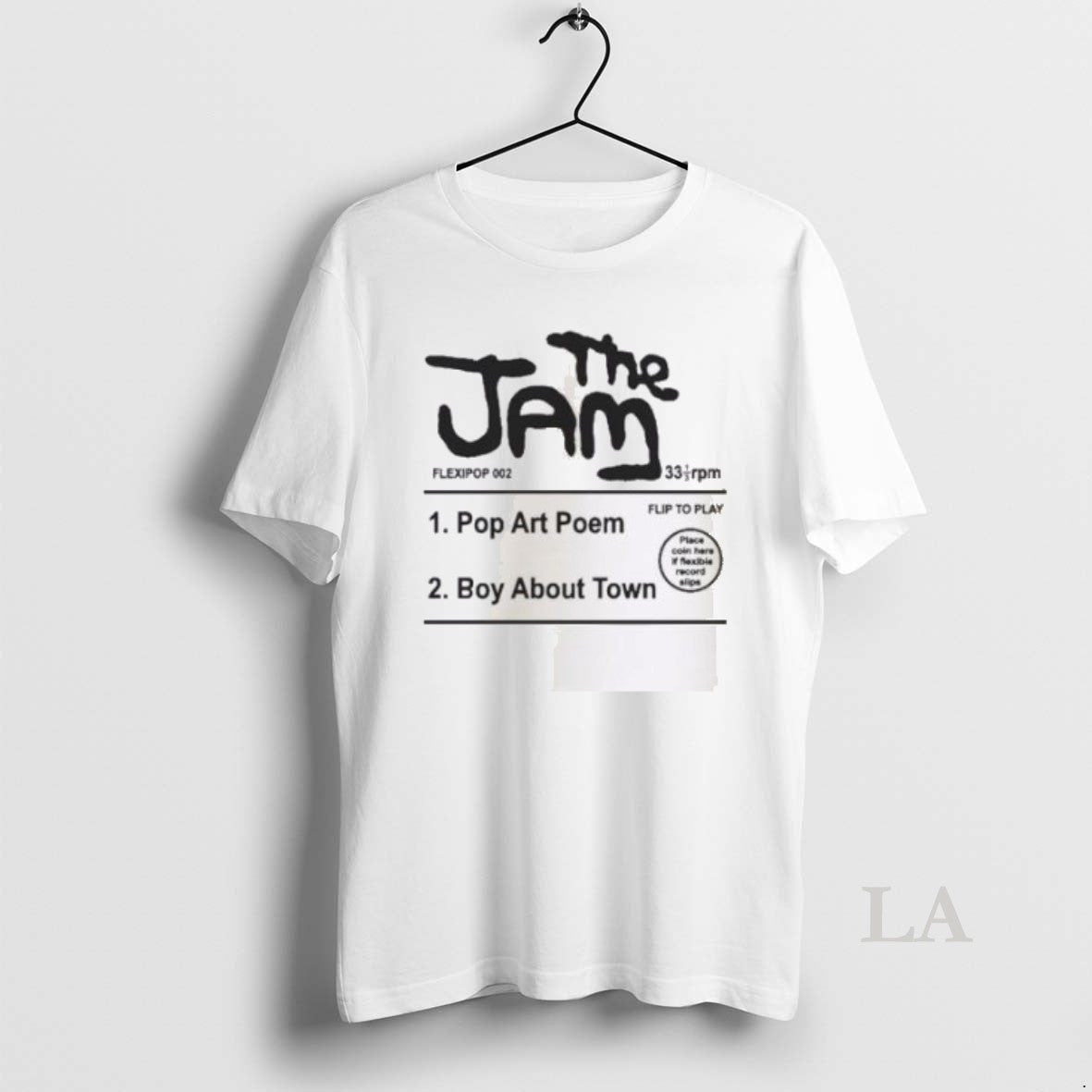 Original Jam Pop Art Poem About Town Tee Modern Art