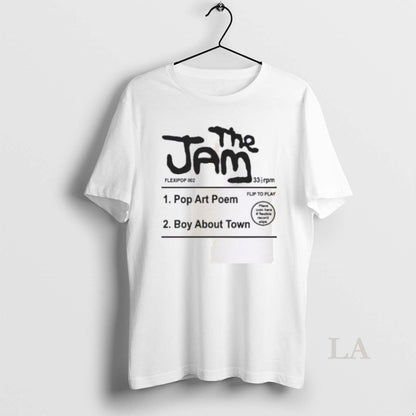 Original Jam Pop Art Poem About Town Tee Modern Art