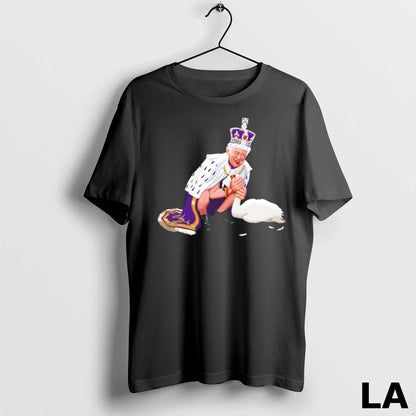 Original King Charles Iii Eating Swan Long Sleeve Classic Look