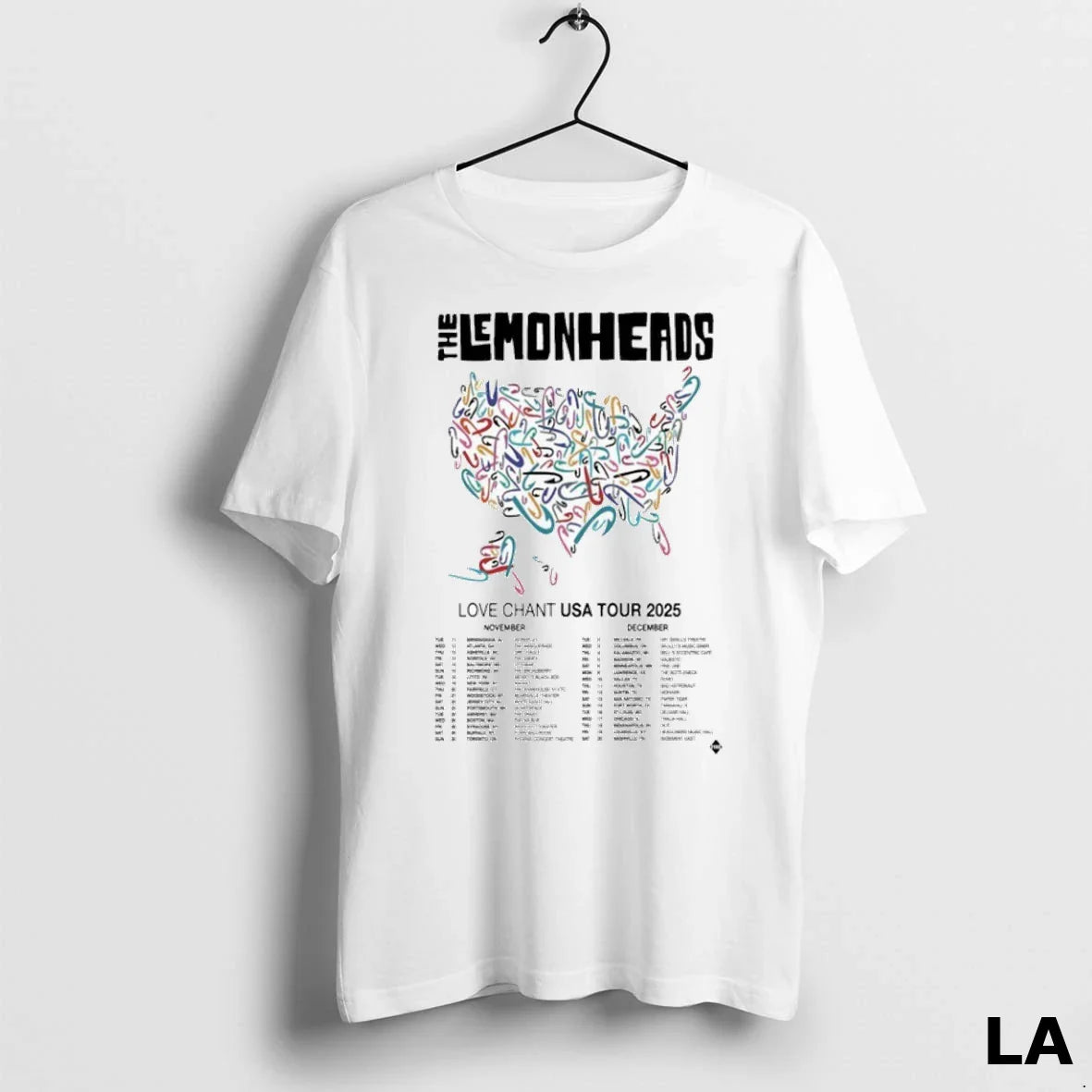 Original Lemonheads Love Chant 2025 Tour Usa Dates TShirt Authentic