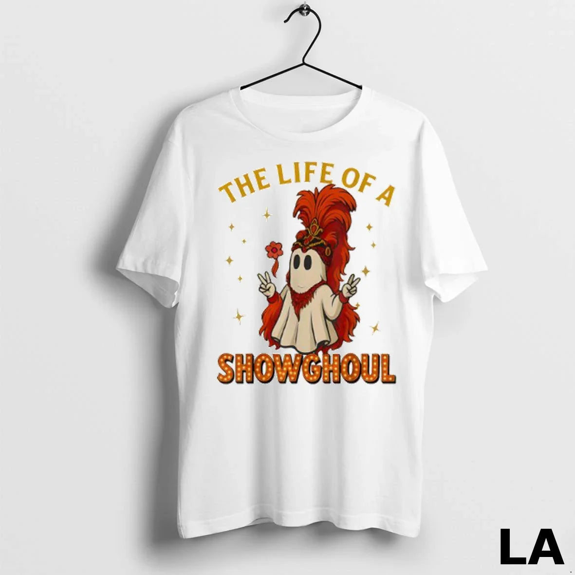 Original Life Showghoul Halloween Ghost Ladies Hoodie Premium Merch