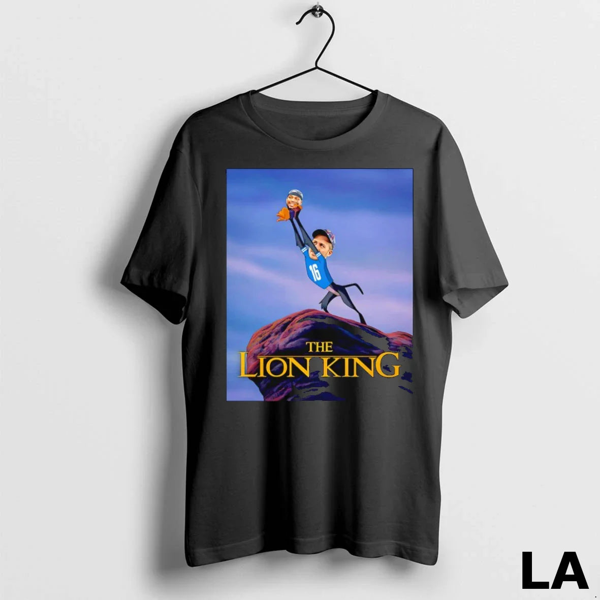 Original Lion King Jared Goff And Amon Ra St Brown Detroit Lions Tank