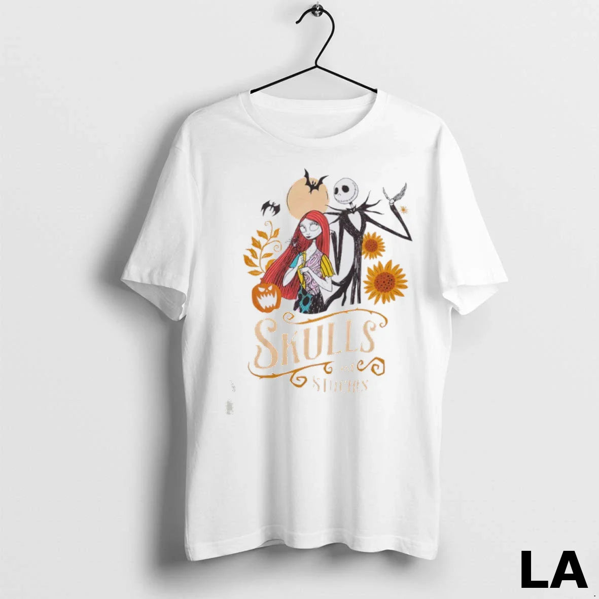 Original Nightmare Before Skulls Stitches Hoodie Elegant Art