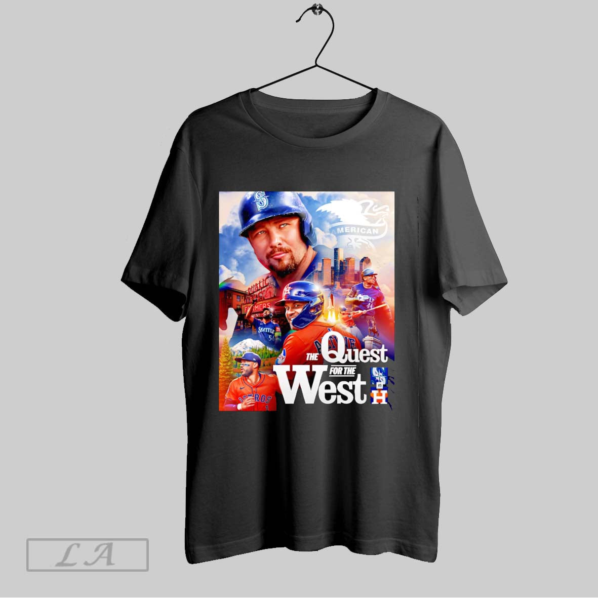 Original Quest West Houston Astros Vs Seattle Mariners Tee Exclusive