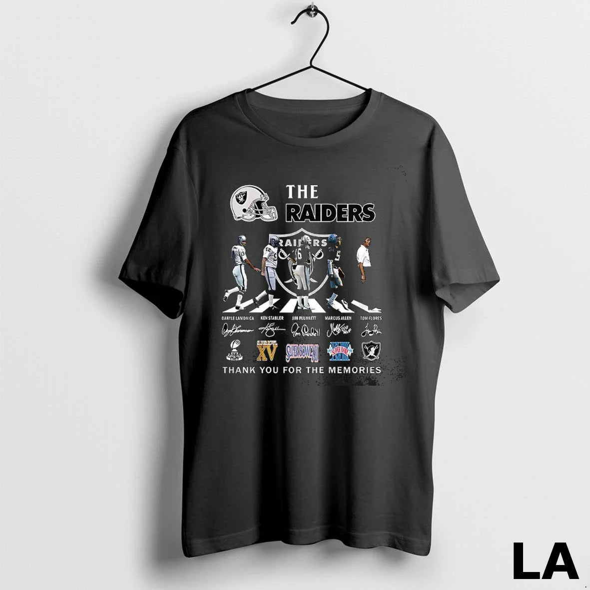 Original Raiders Legend Thank You Memories Signature Shirt Trendy