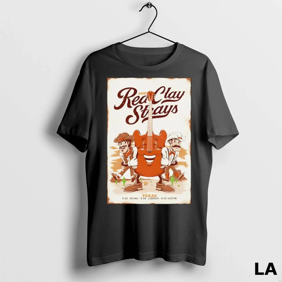Original Red Clay Strays Texas New Sweatshirt Retro Art