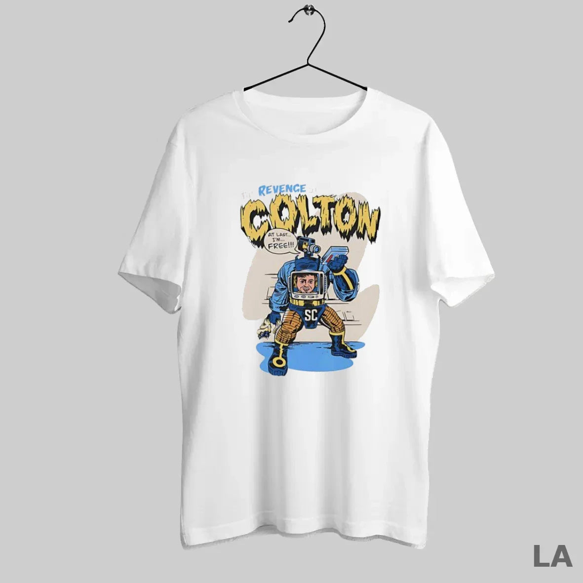Original Revenge Colton Tv Robot Last Im Free Comic TShirt Classic
