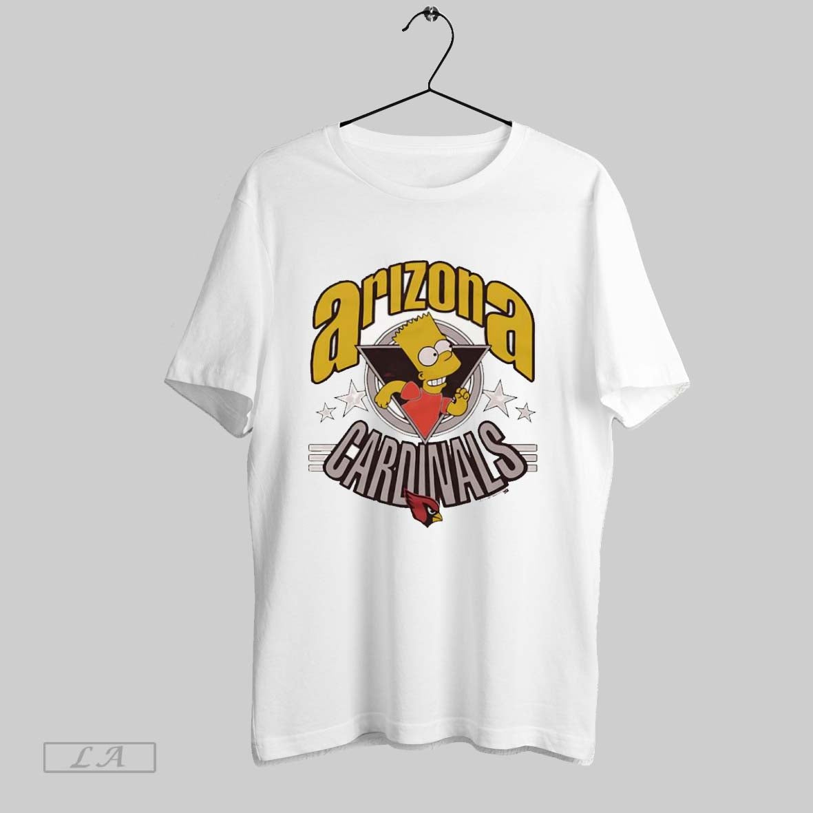 Original Simpsons Bart X Arizona Cardinals TShirt Vintage Design